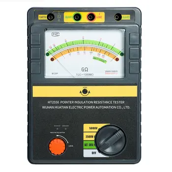 شراءHT2550 عالية الجهد المحرك و حاجز الصواعق جهاز اختبار مقاومة العزل Megger