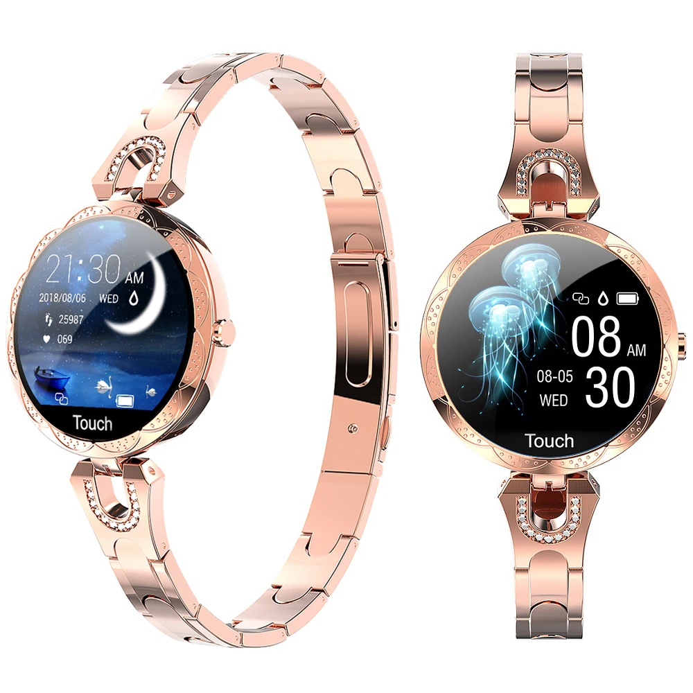 AK15 Smartwatch для женщин монитор сердечного ритма фитнес-трекер часы IP67