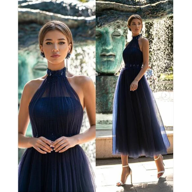 Shop Bariano Custom Made High Neck Formal Dress Midnight | Miss Savage –  Miss Savage Fashion