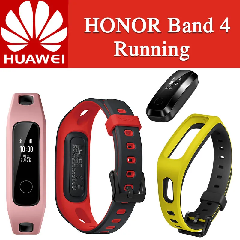 Браслет huawei Honor Band 4 для бега, умный браслет с пряжкой для обуви, водонепроницаемый ремешок для контроля сна