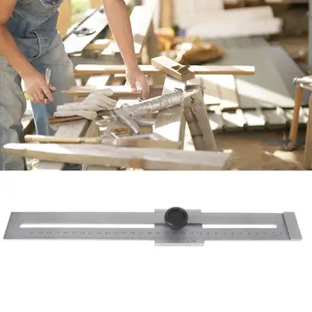 

0-300mm Parallel Line Gauge Woodworking 0.1mm Precision Marking Gauge Carpenter Tools Carbon Steel