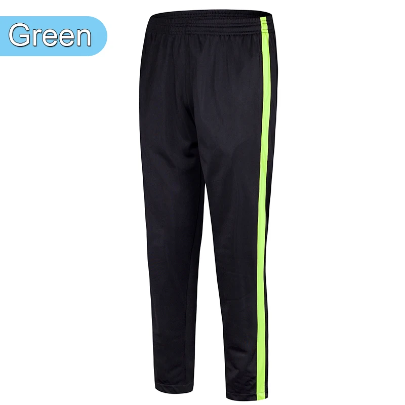 Pantalones deporte Толстовка chandal Тощий Штаны Футбол обучение Штаны мужские мягкие тренировочные Штаны мужские спортивные мужские брюки - Цвет: Green