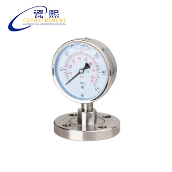 

60mm Diameter 0~40 Mpa Test Range Radial Installation 2.5% High Accuracy Flush diaphragm pressure transmitter