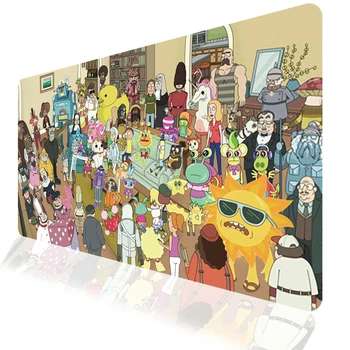 

Nature Rubber Anime Rick Morty Gamer Mouse Pad Optimized Game Sensors Designed Maximum Control Computer Mousepad tapis de souris