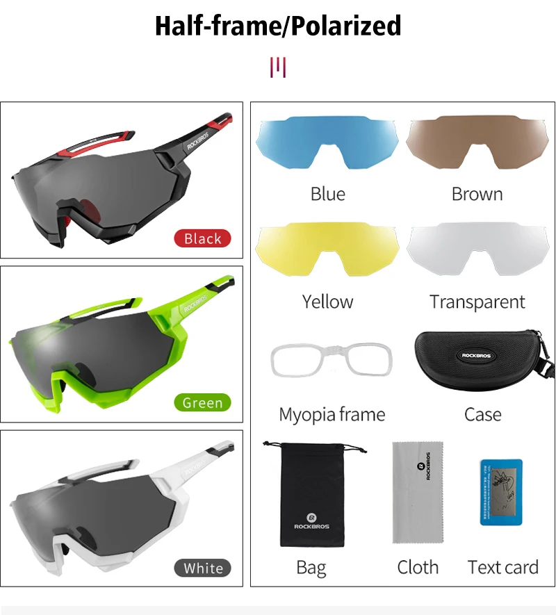 ROCKBROS спортивные очки для занятий на открытом воздухе велосипед велосипедные очки поляризованный фотохромный очки MTB дорожный велосипед солнечные очки