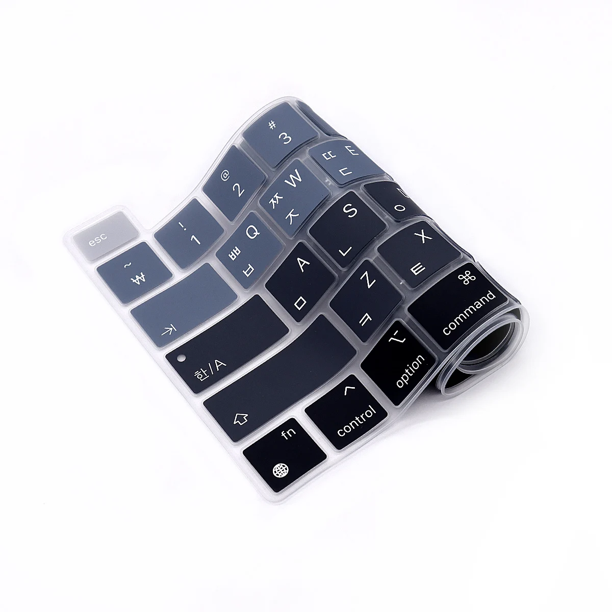 Boaulee Housse De Clavier Coréen En Silicone Pour MacBook Air 13,3" 13