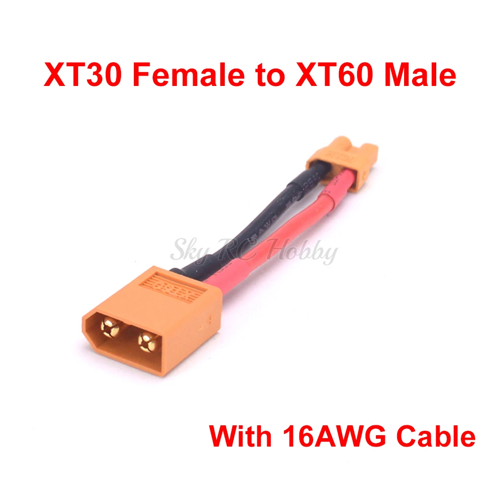 XT60 мужской/женский разъем к XT30/XT90 переходник/14AWG кабель провода для RC Lipo батарея ESC двигатель Дрон XT60 мужской/женский разъем к XT30/XT90 переходник/14AWG кабель провода для RC Lipo батарея ESC двигатель Дрон