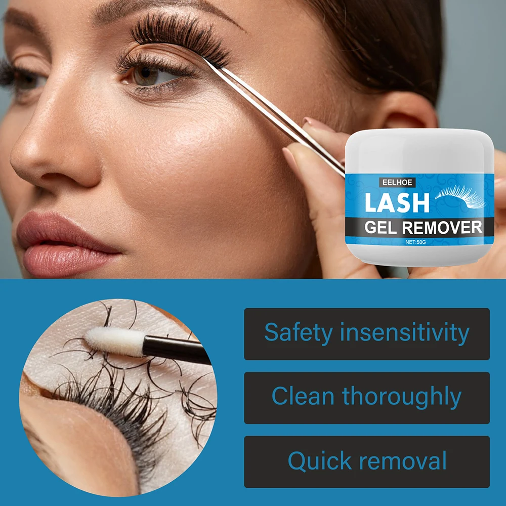 Professional Nonirritating Remover Cream For Eyelash Gentle Extensions