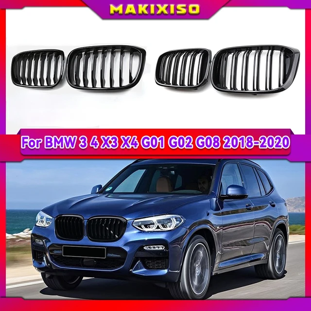 For 2018-2020 BMW X3 G01 X4 G02 2PCS Front Bumper Air Intake Side Grille  Cover s