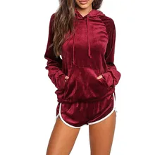 Женские модные спортивные костюмы на весну и осень, 2 предмета, Женская толстовка в полоску с длинным рукавом и капюшоном+ повседневные штаны, новинка