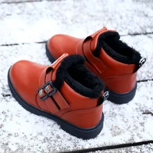 Новая детская обувь ботиночки обувь для малышей зимние ботинки для мальчиков и девочек Детские утепленные Сникеры