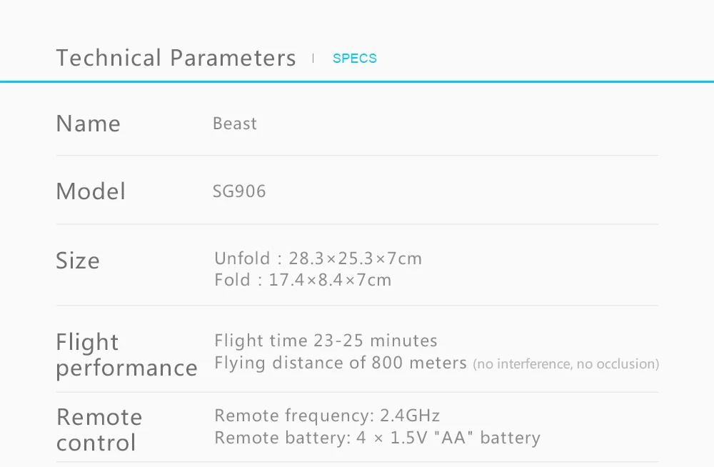 Дрон LeadingStar ZLRC Beast SG906 5G Wifi gps FPV с камерой 4K и сумочкой