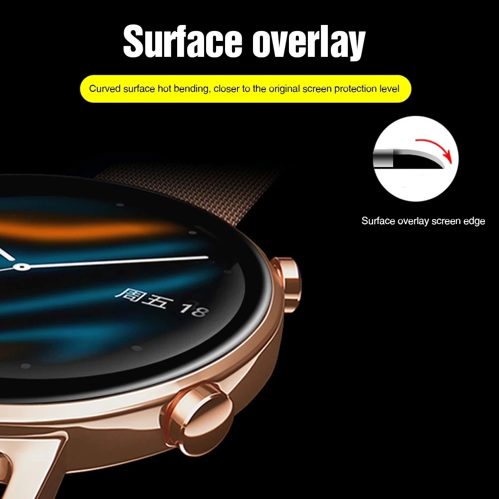9H Fibre Soft Glass Protective Film For Huawie Watch GT 2 GT 2E 2 Pro Honor Watch Magic Fit ES