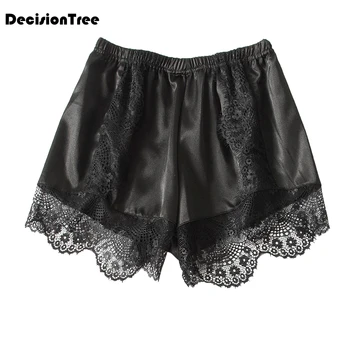 

2020 styles women seamless safety short pants under skirt womens ice silk boxers femme breathable skin white black lace safety
