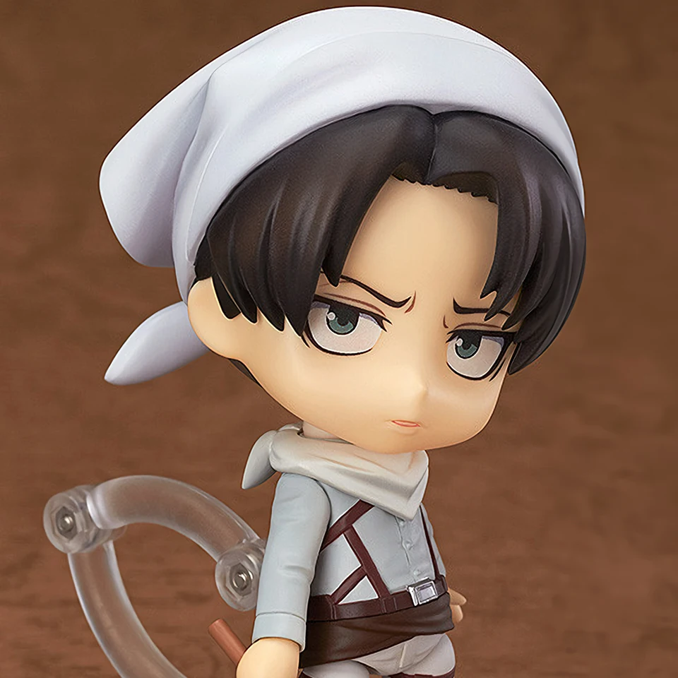 Tronzo Nendoroid#412 Attack on Titan Levi Ackerman очиститель Ver ПВХ фигурка Модель Куклы Игрушки heichv Rivaille статуэтки