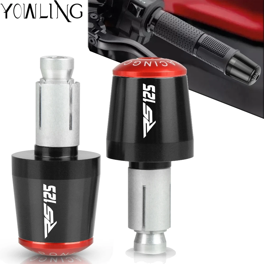 

For Aprilia RS125 RS 125 2002 2003 2004 2005 2006 2007 2008 2009 2010 Motorcycle 22MM Handlebar Grips Handle Bar Cap End Plugs