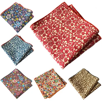 

Men Flower Floral Printed Pocket Square Wedding Formal Handkerchief Hanky YXTIE0309