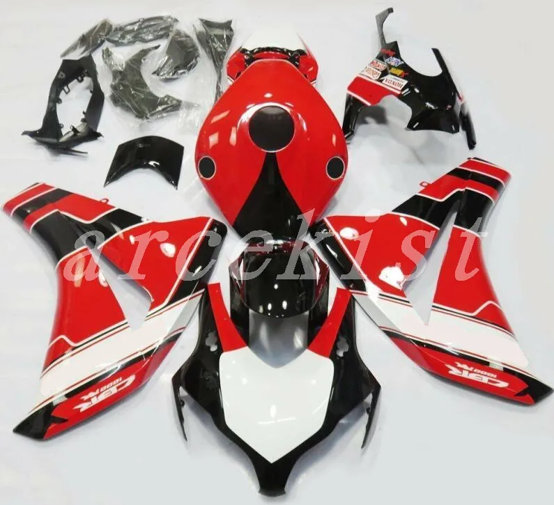 

(Injection Mold) New ABS Full Fairings Kit Bodywork fit for CBR1000RR 1000RR 2008 2009 2010 2011 Free Custom Nice Red black