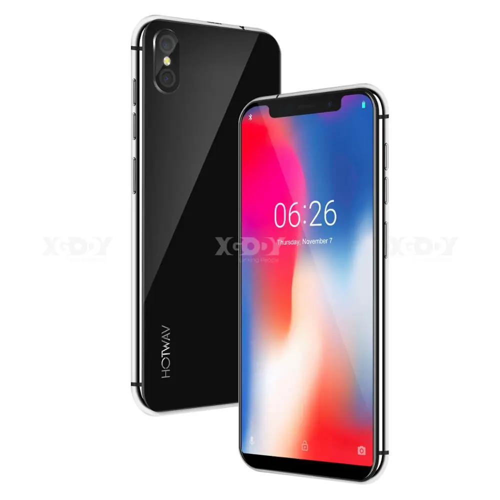 Black Смартфон XGODY Symbol Max, 4G, 6,26 дюймов, 18:9, Android 8,1, 3 ГБ ОЗУ, 32 Гб ПЗУ, 3150 мАч, четыре ядра, две sim-карты, WiFi, мобильный телефон, мобильный телефон - Цвет: Black