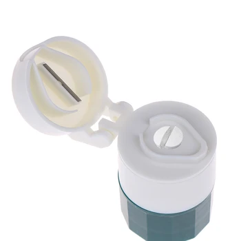 4 in 1 Portable 4 Layer Powder Tablet Grinder Powder Pill Cutter Medicine Splitter Box Storage Crusher