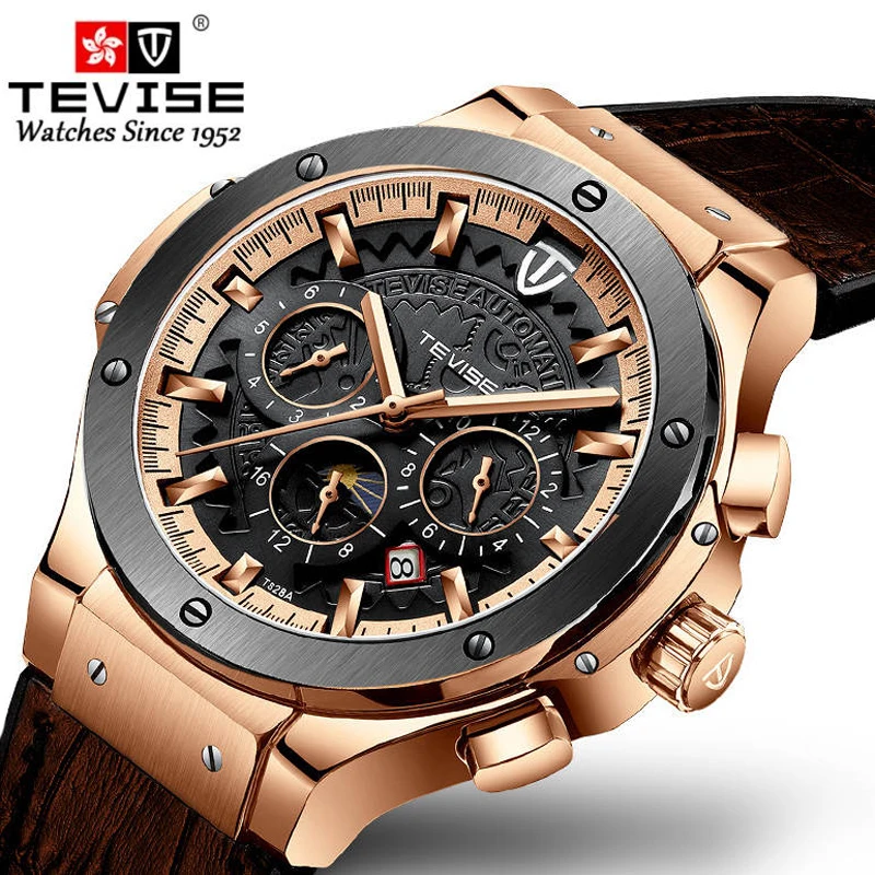 Multifunction Male Wristwatches For Men Watches Casual Automatic Mechanical Watch Luxury Brand Waterproof Clock Man Relogio