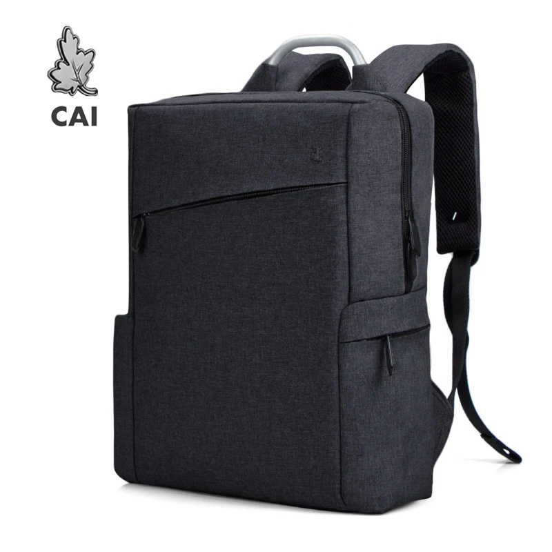 

CAI Simple Men Laptop Backpack Waterproof School Bag Casual Travel bookbag Anti-Theft Back Pack Shoulder Bags Boys Backbag