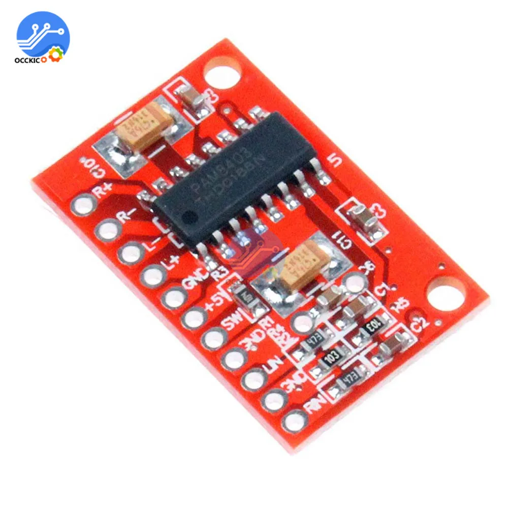 PAM8403 Mini Digital Power modulo amlificador USB двухканальный усилитель мощности Плата