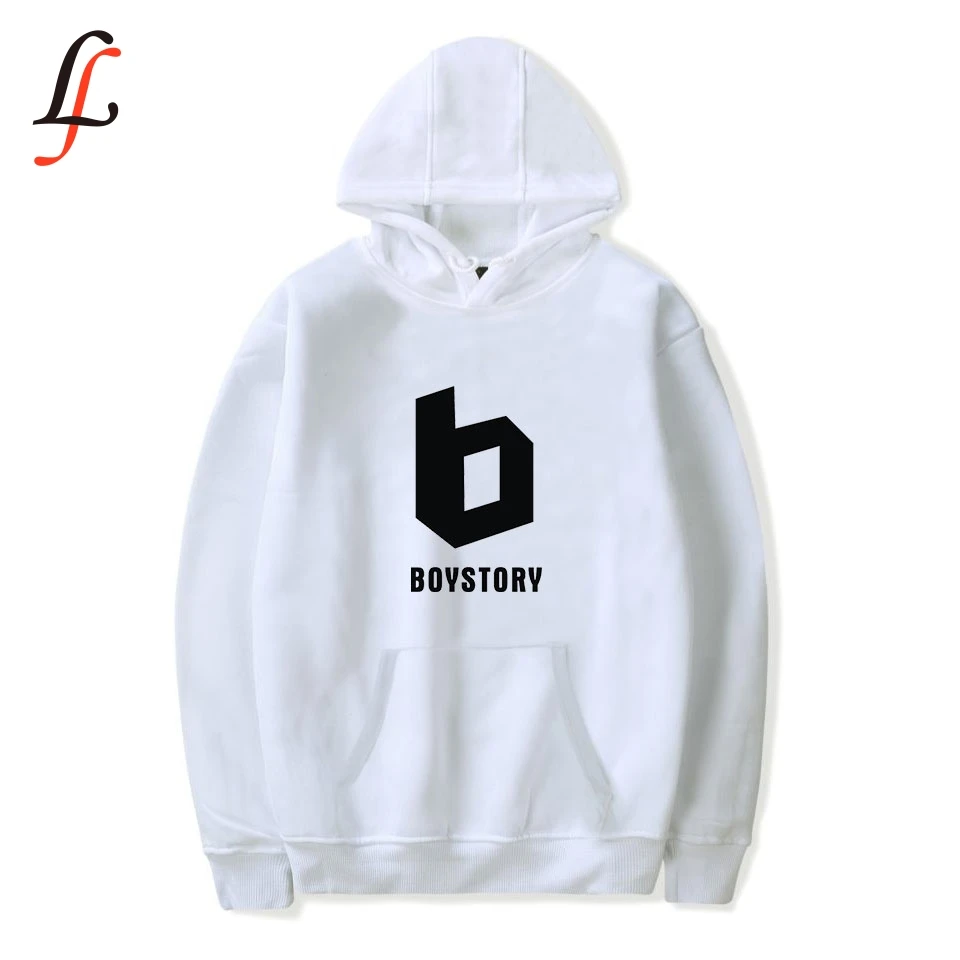 Sudaderas con capucha de Boystory para hombre y mujer, sudadera con estampado de Boystory en rojo y blanco, Jersey informal de Kpop, ropa de calle, Tops de Moletom de nueva llegada 2020