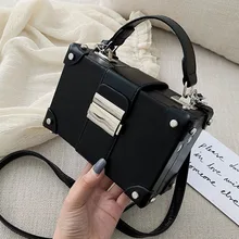 Модная женская сумка с заклепками, модные женские сумки-мессенджеры, маленькие квадратные сумки на плечо для девочек, женский набор сумок через плечо