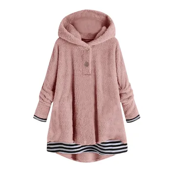 

Striped Women Hoodies Long Sleeve Sweatshirt Jumper Harajuku Pullover Tops Blouse Oversized Hoodie Crop Top ropa mujer Plus Size