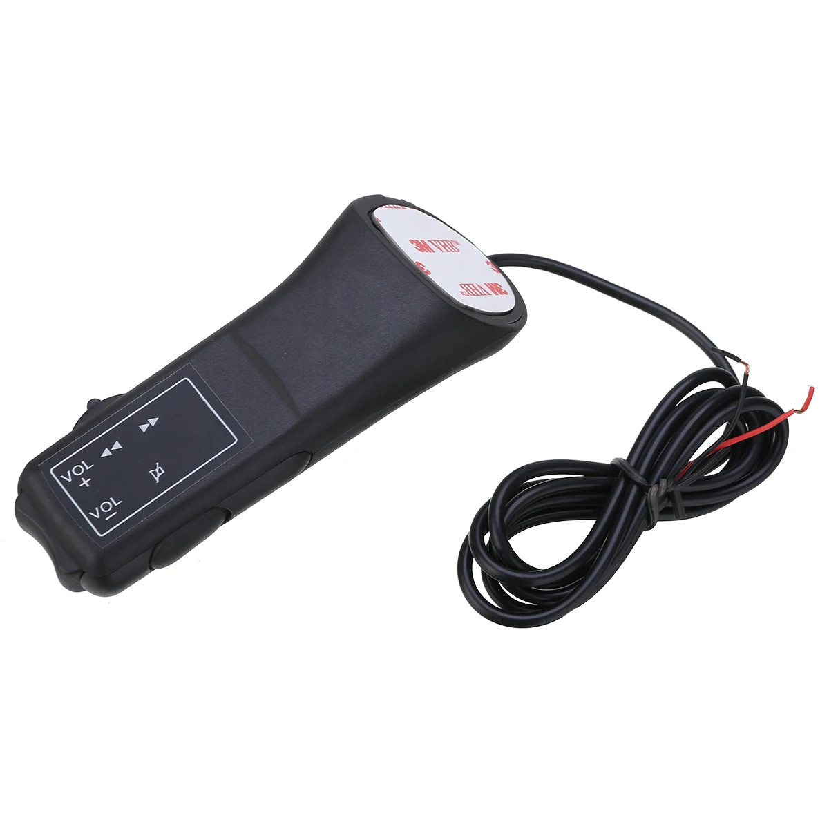 Universal 1pc Car Steering Wheel Remote Control Stalk Button For Bluetooth Radio DVD GPS With Adhesive Tape Sticker