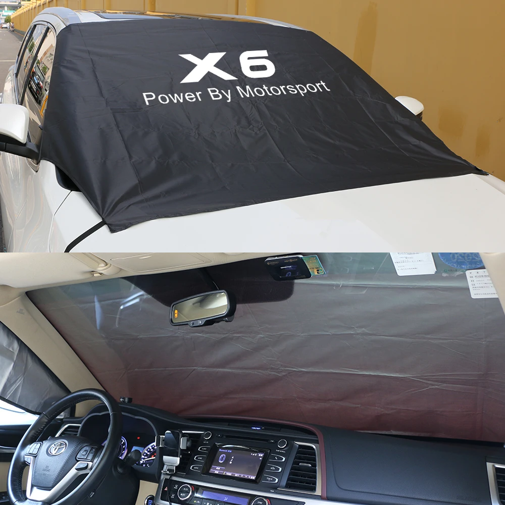 Car Windshield Snow Block Cover Accessories For BMW X3 F25 G01 X4 F26 G02 X5 E70 F15 G05 X6 E71 F16 G06 X1 E84 F48 X2 F39 X7 G07