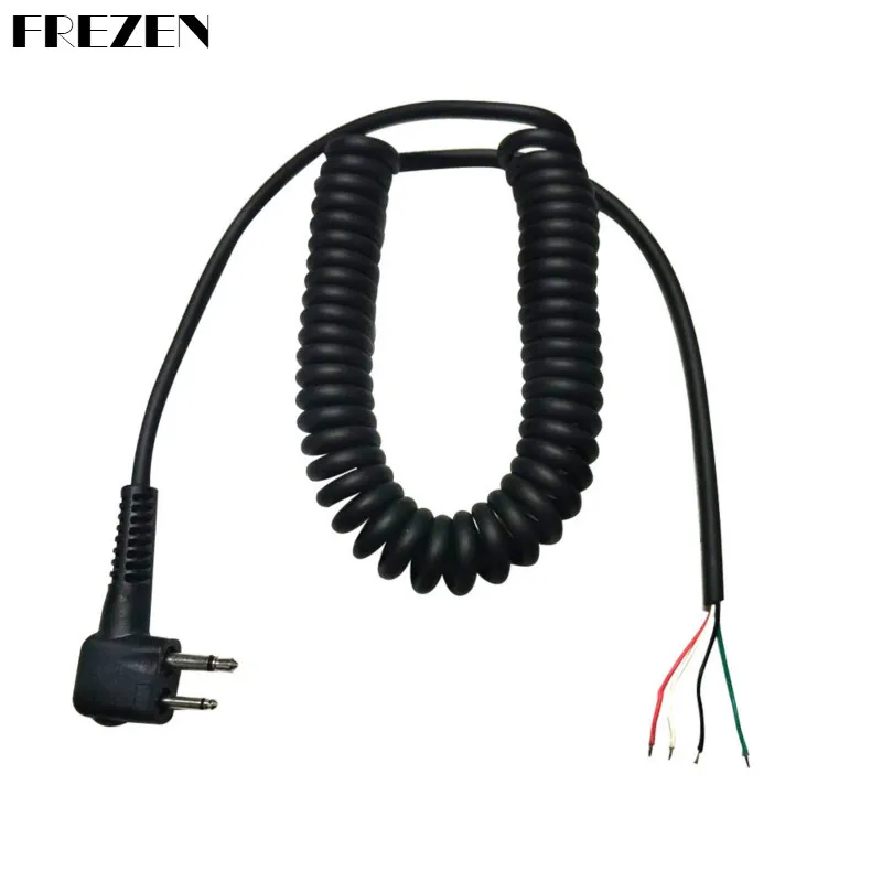 4-проводной микрофонный пружинный кабель для Motorola GP2000,GP2100,GP300,GP308,GP68,GP88,GP88S CP88,CP100,CP150 PMMN4013A