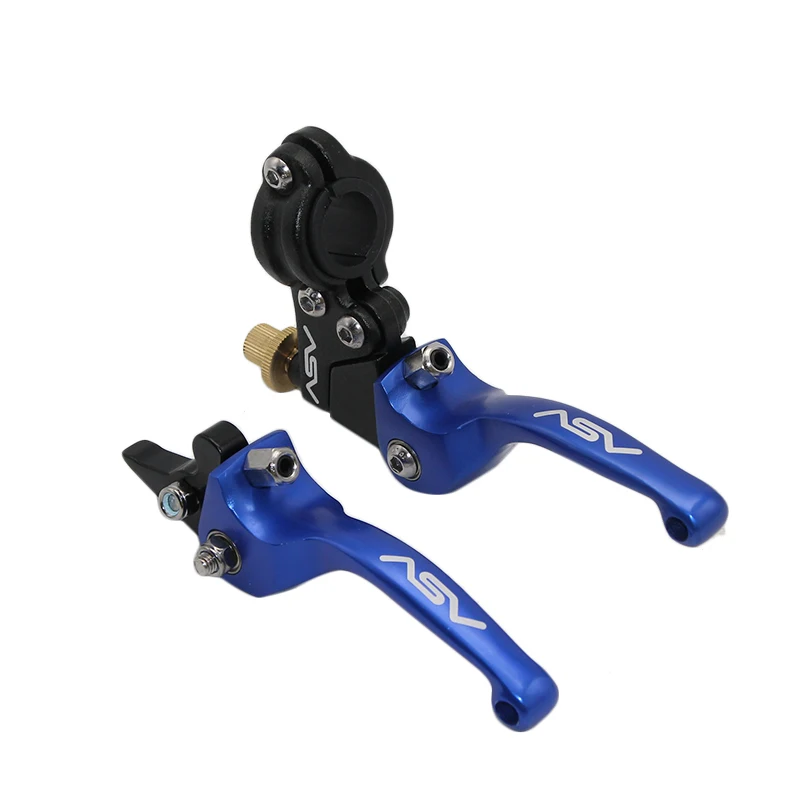 Sclmotos-CNC ASV Motorcycle Brake Clutch Levers Foldable Lever For Honda for Yamaha for Kawasaki for Suzuki Dirt Pit Bike ATV