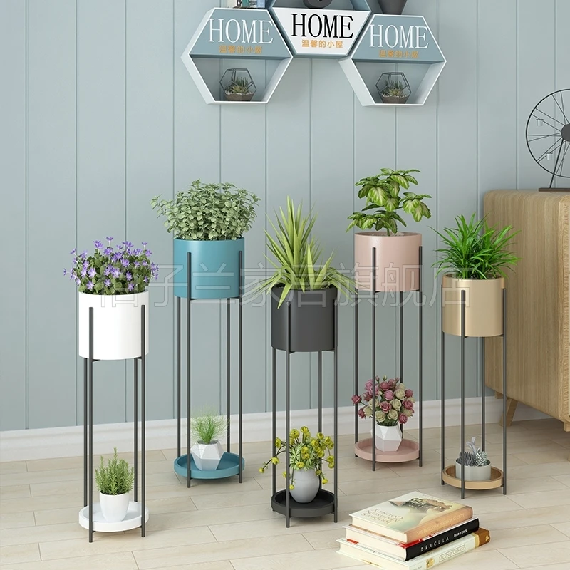 

Modern Art Simplicity A Living Room Indoor Landing Type Flowerpot Frame Balcony Meaty Botany Shelves