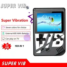 Новейшая 169 в 1 игровая консоль Ретро ручной игровой плеер супер вибрация портативная игровая консоль для детей и взрослых