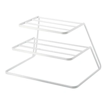 

2019 New Arrival High Quality 1 pc Kitchen Drain Rack Simple Household Drain Rack Three Layer Storage Rack For Bowl Dish