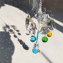 H& D Висячие хрустальные солнцезащитные очки радужные производители шары подвеска амулеты ангелы чакра домашнее окно Сад Рождество свадебное украшение