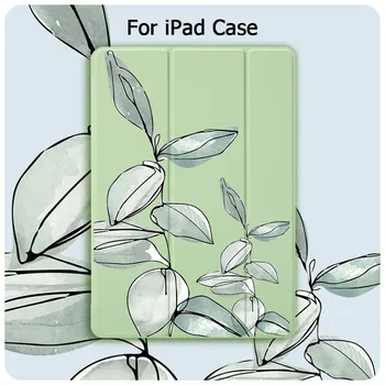 

For iPad Air 1 2 iPad Case Cartoon Leave Cases Soft Silicone Back Funda Protective Covers iPad 7th Generation Case Pro 11 2020