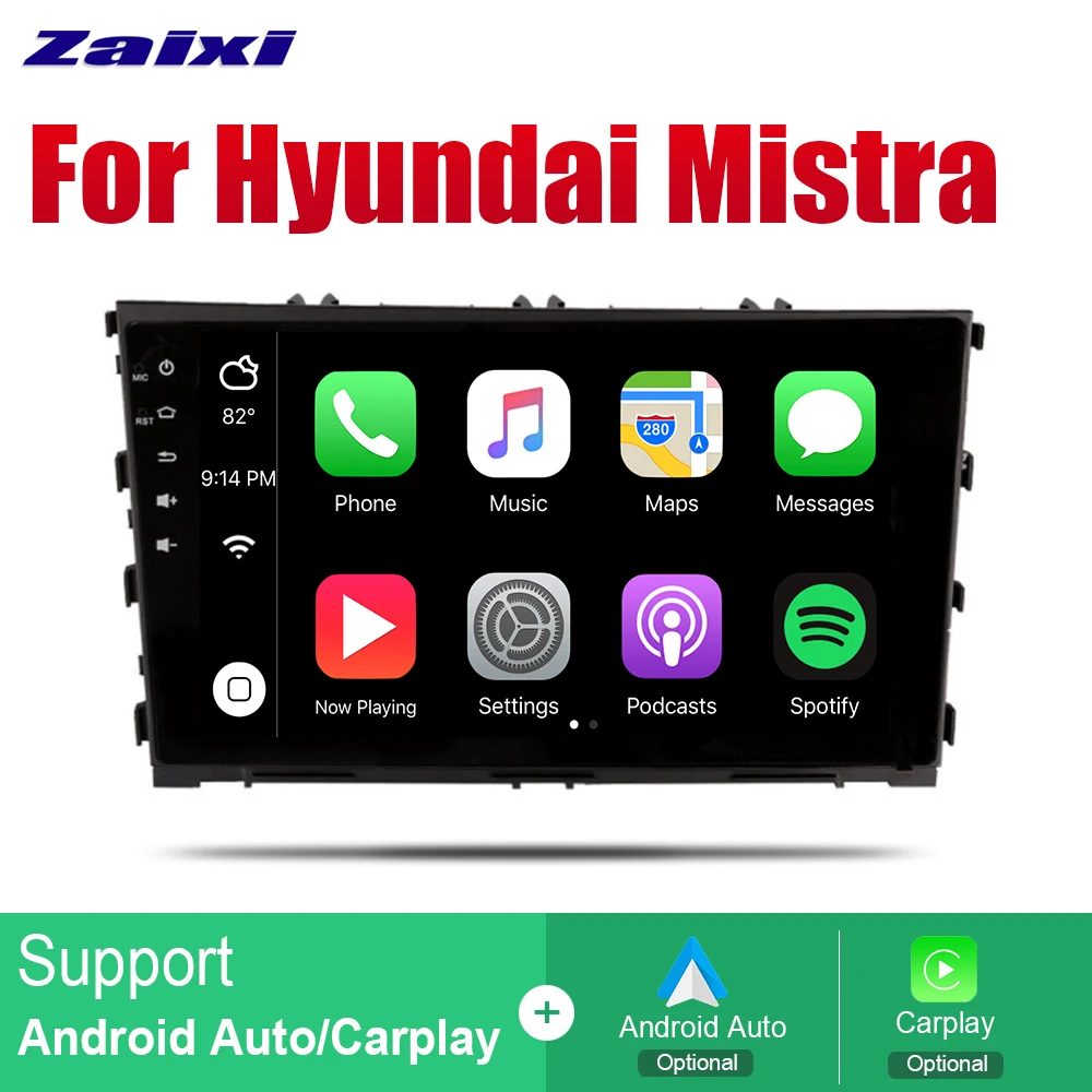 ZaiXi Android 2 Din Авто радио для Hyundai Mistra 2013~ автомобильный мультимедийный плеер gps навигационная система Радио стерео