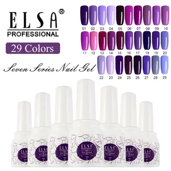 

ELSA Nail Gel Polish Primer 12ML NoWipe Top Coat High Quality Cheap Price Gel Varnish Soak Off UV LED Gel Nail Gel Lacquer