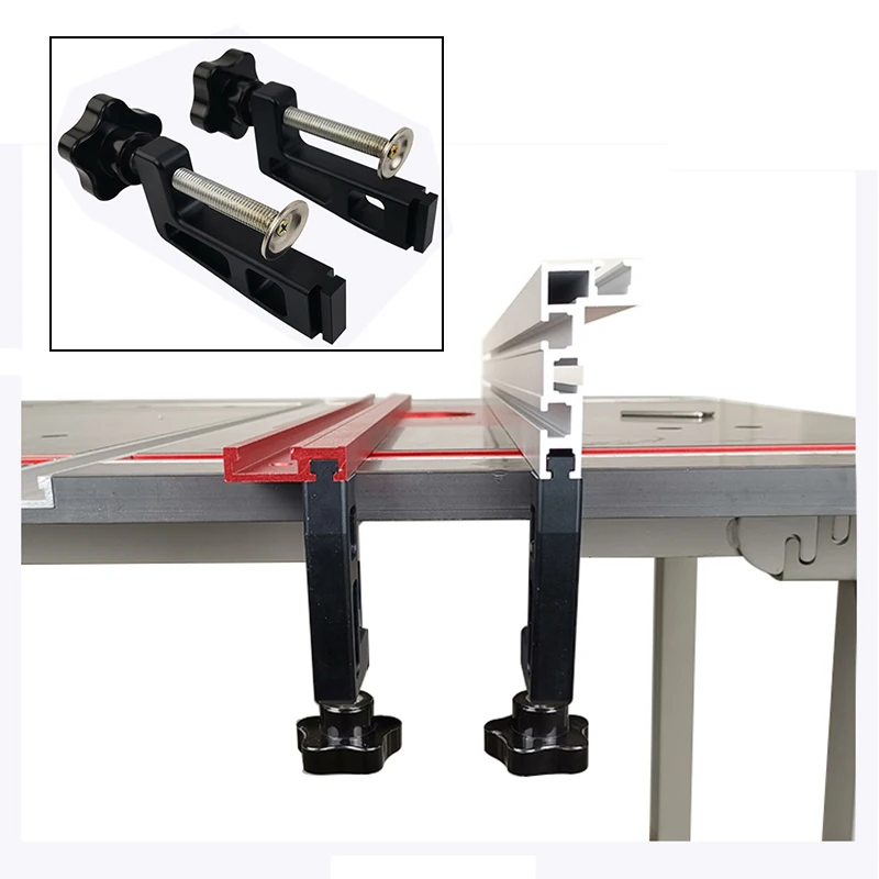 

Woodworking Special Fixing Clips G Clamp for Standard Aluminium Wood Working 75 Type Fence and 45 Type T Track Slot