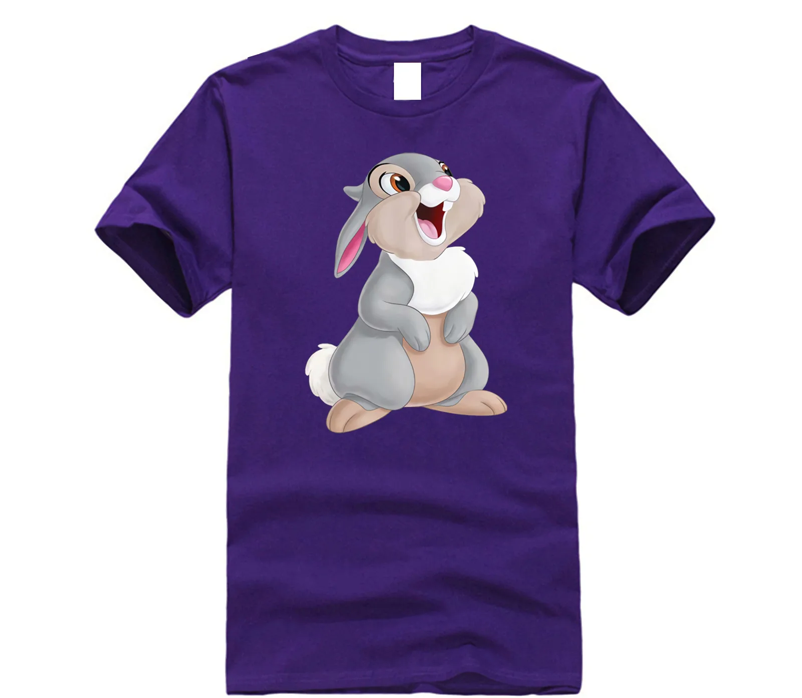 Thumper Бэмби Популярные Tagless футболка|Футболки| |