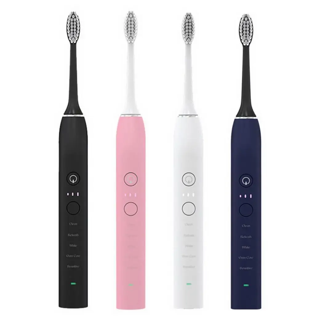 

Ultrasonic Electric Toothbrush 5 Modes Waterproof IPX7 2000mAH Rechargeable Appliances Tooth Brush 5V 2W