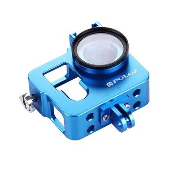 

Aluminum Alloy Protective Case Cage for GoPro Hero 4 Camera with 37mm UV Lens Cage for Go Pro Hero 4 Action Cam Accessory