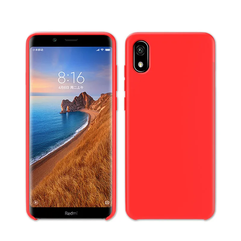 Для Redmi 8A 7A чехол официальный силиконовый мягкий противоударный защитный чехол для Xiaomi для Redmi 8A 7A 6A 6 7 Чехол