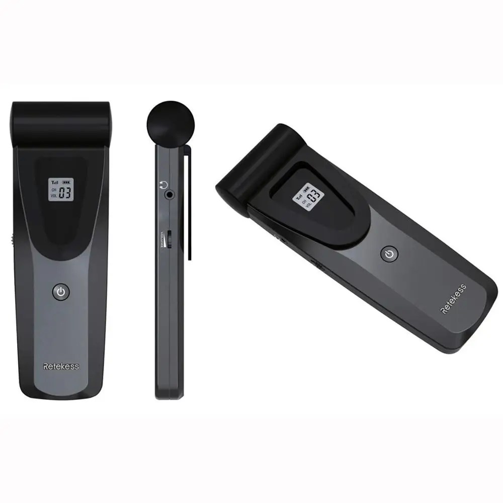 Retekess t121 16 canais receptor infravermelho sem ruído unidade para sistema de conferência de emissão sem fio infravermelho digital f9409-4