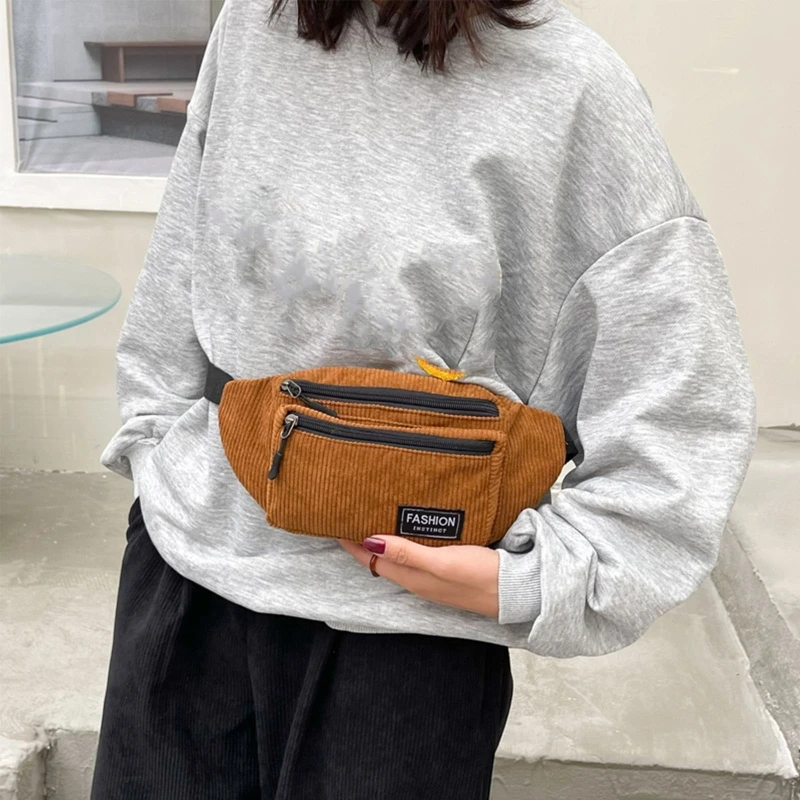 Riñonera de para chica y mujer, bolso de pecho con cremallera, bolsa de viaje para teléfono, a la moda|Riñoneras| - AliExpress