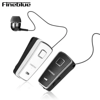 

Fineblue F970 Pro Mini business Vibration in-ear 10 hours Bluetooth 5.0 Earphone neck clip telescopic type Sport bass earbuds