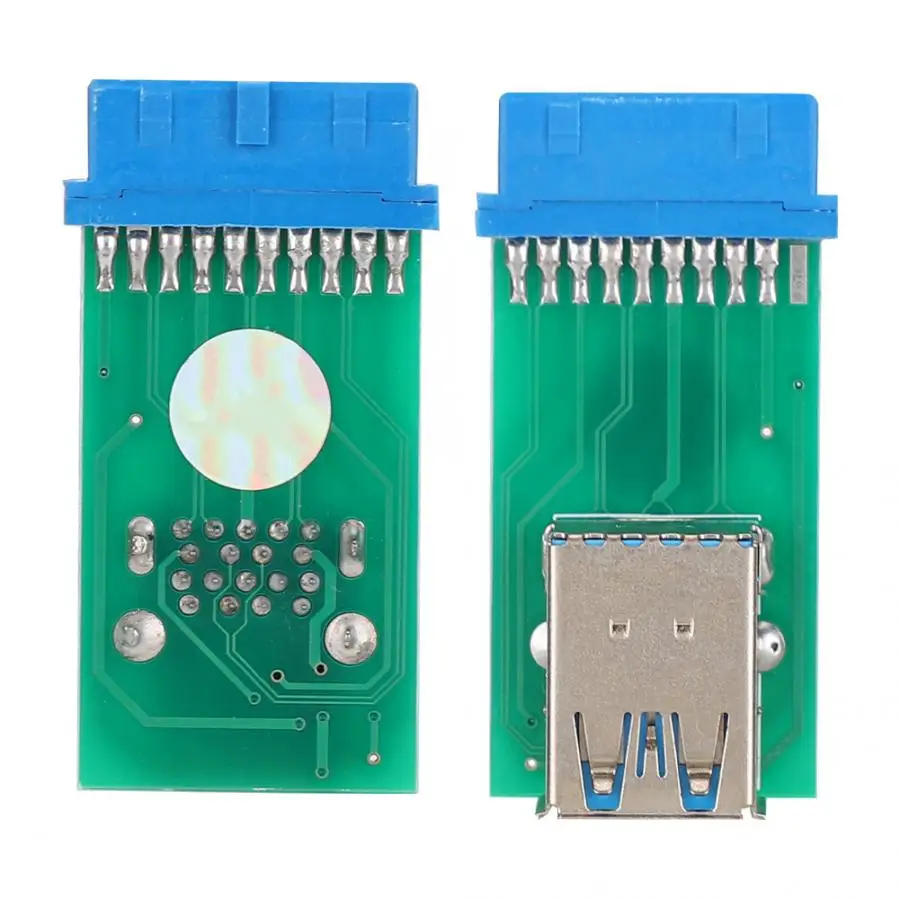 20Pin USB3.0 до 2 USB3.0 порт адаптер конвертер суперпозиционная головка адаптера